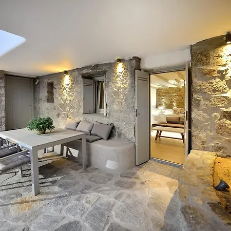 Villa Daedalus - Luxe Hilltop Escape With Infinity Pool, Jacuzzi & Panoramic Sea Views Elia (Mykonos)