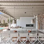 Willa Daedalus - Luxe Hilltop Escape With Infinity Pool, Jacuzzi & Panoramic Sea Views Elia (Mykonos)