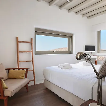 Daedalus - Luxe Hilltop Escape With Infinity Pool, Jacuzzi & Panoramic Sea Views Вилла Elia (Mykonos)