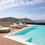 Villa Daedalus - Luxe Hilltop Escape With Infinity Pool, Jacuzzi & Panoramic Sea Views Elia (Mykonos)