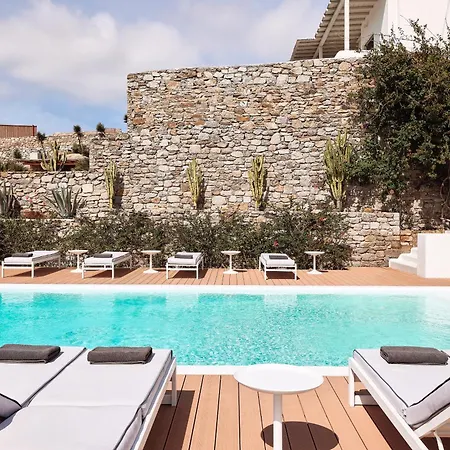 Daedalus - Luxe Hilltop Escape With Infinity Pool, Jacuzzi & Panoramic Sea Views * Elia (Mykonos)