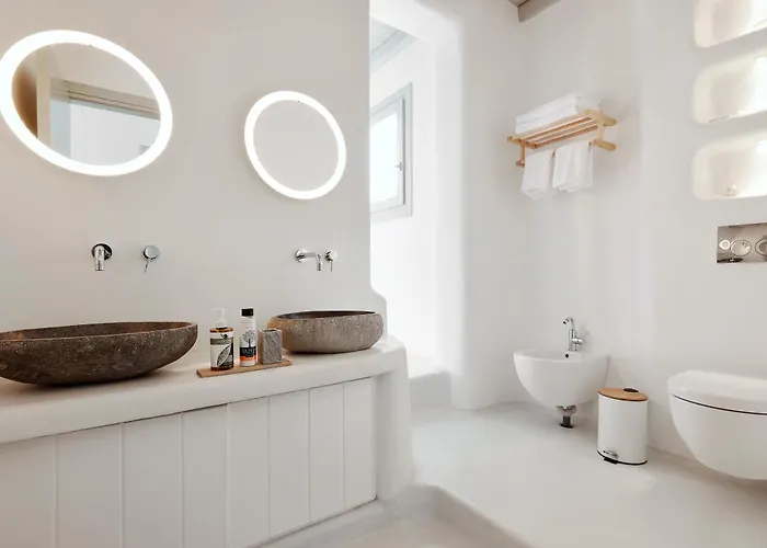 Daedalus - Luxe Hilltop Escape With Infinity Pool, Jacuzzi & Panoramic Sea Views * Elia (Mykonos)