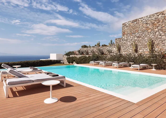 Daedalus - Luxe Hilltop Escape With Infinity Pool, Jacuzzi & Panoramic Sea Views Вилла