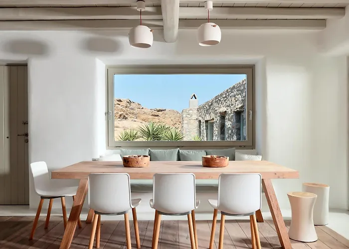 Daedalus - Luxe Hilltop Escape With Infinity Pool, Jacuzzi & Panoramic Sea Views Вилла Elia (Mykonos)