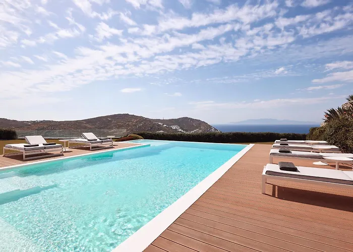 Daedalus - Luxe Hilltop Escape With Infinity Pool, Jacuzzi & Panoramic Sea Views Вилла