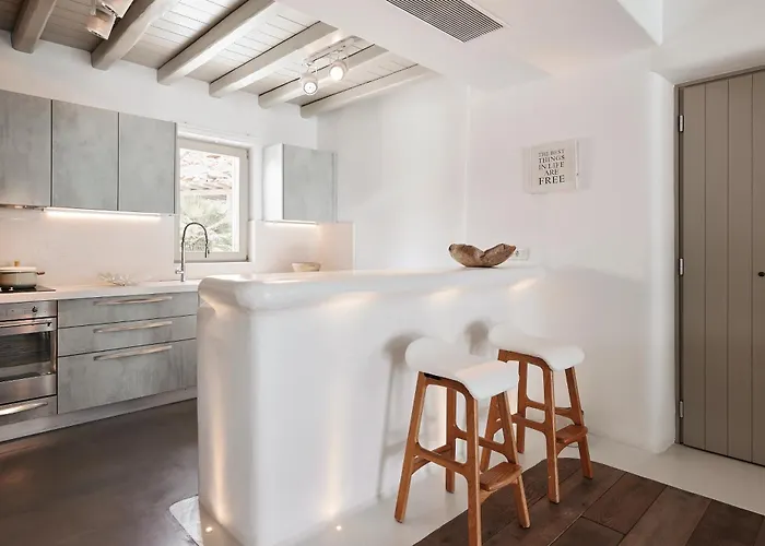 Daedalus - Luxe Hilltop Escape With Infinity Pool, Jacuzzi & Panoramic Sea Views * Elia (Mykonos)