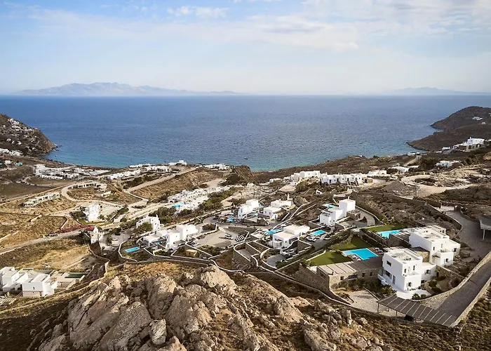 Daedalus - Luxe Hilltop Escape With Infinity Pool, Jacuzzi & Panoramic Sea Views * Elia (Mykonos)